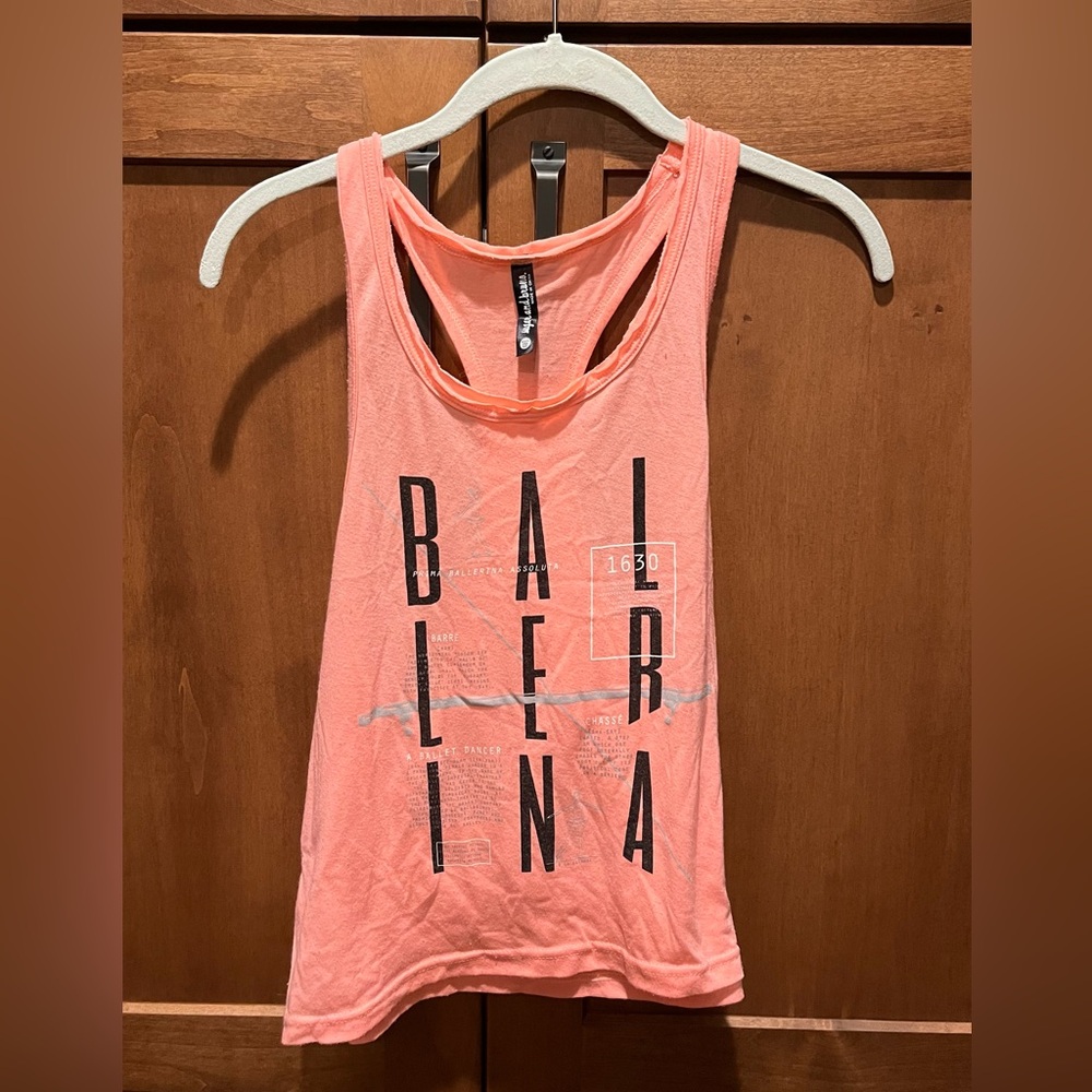 Sugar and Bruno Coral Ballet Tank Top